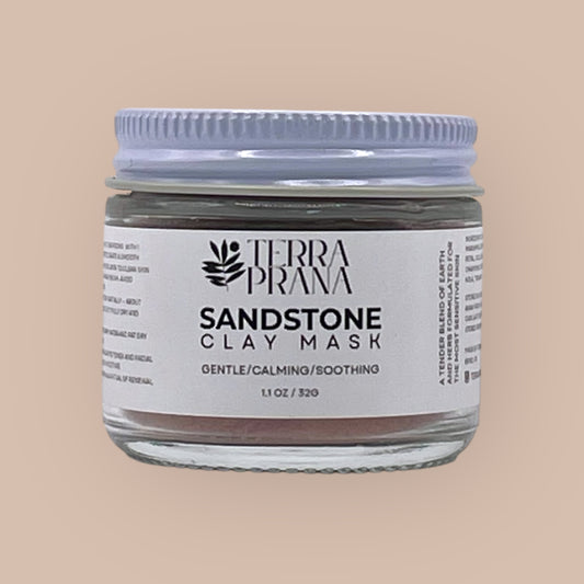 Clay Mask: Sandstone for sensitive reactive skin