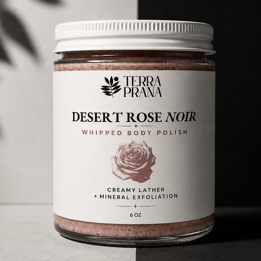Desert Rose Noir whipped body polish