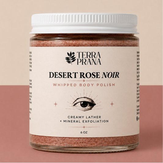 Desert Rose Noir whipped body polish