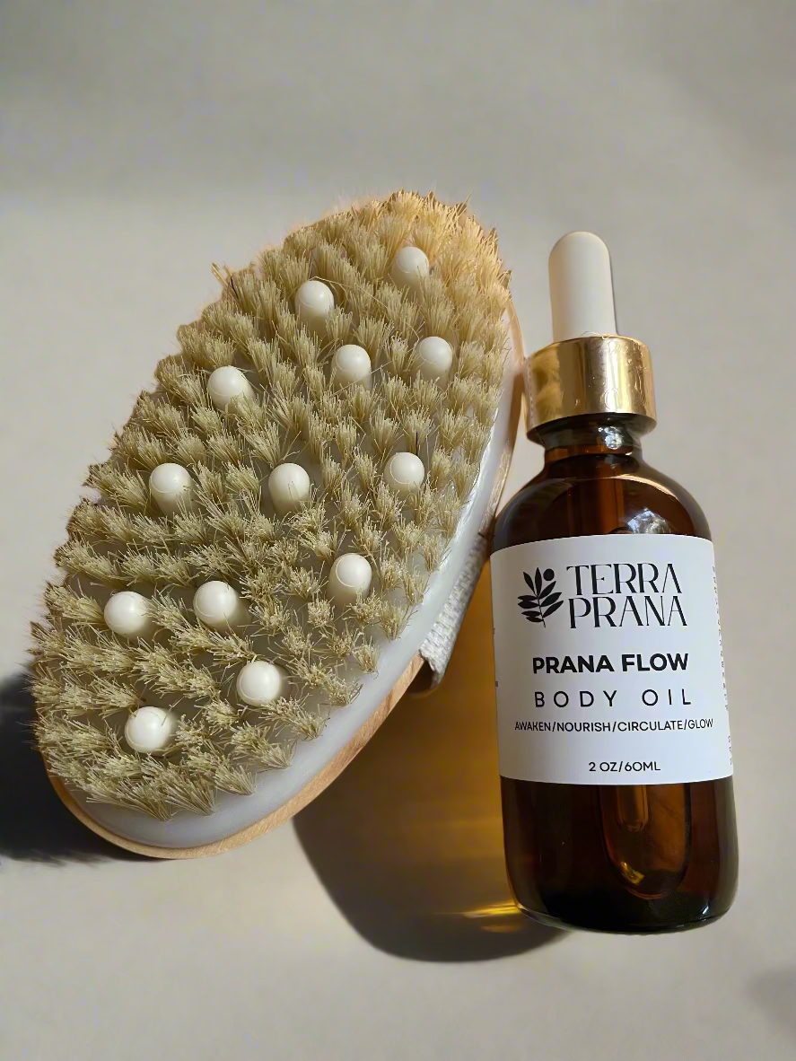 Ritual Body Duo: Prana Flow Body Oil & Dry Brush